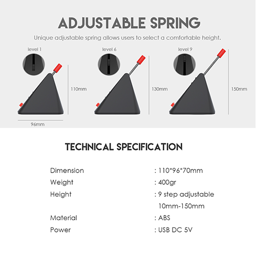 Fantech Prisma MBR01 RGB Mouse Bungee - Image 6