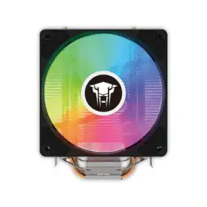 Jungle Leopard S40 CPU Air Cooler Fan – 120mm RGB | 1400RPM | 4 Heat Pipes | Intel/AMD Support