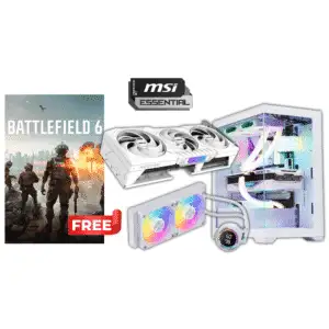 Custom Gaming PC – RX 9070 16GB XT | Intel i5 14400F | 16GB DDR5 | 1TB Gen4 SSD | 240mm ARGB Liquid Cooler | 850W Gold PSU