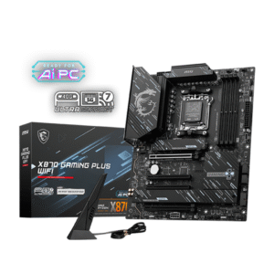 MSI X870 Gaming Plus WiFi – ATX, AM5, DDR5 8200+, PCIe 5.0, M.2 Gen5, Wi-Fi 7