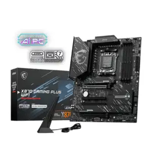 MSI X870 Gaming Plus WiFi – ATX, AM5, DDR5 8200+, PCIe 5.0, M.2 Gen5, Wi-Fi 7