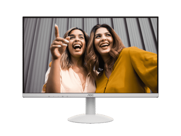 AOC 24B30H2/BW 23.8" 1920 × 1080 (FHD) 120Hz 1ms AdaptiveSync IPS3-Sided Frameless IPS White Monitor - Image 4