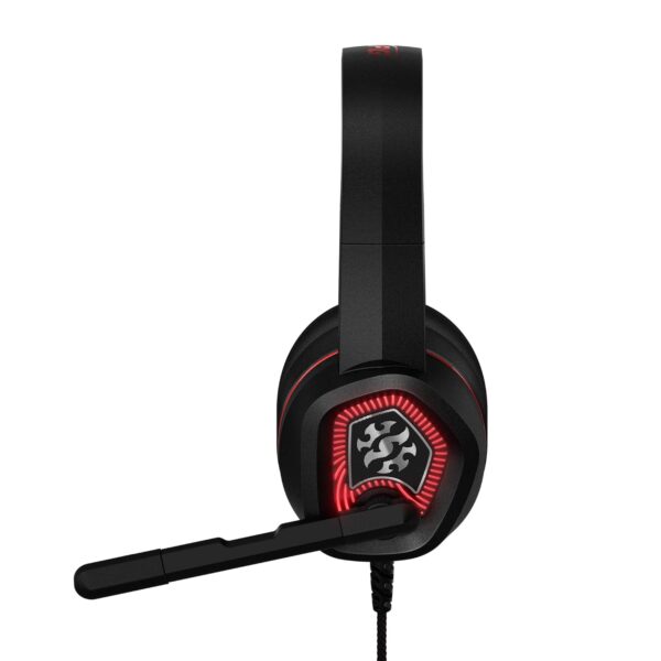 XPG Emix H20 Wired Gaming Over Ear Headset with Virtual 7.1 Surround Sound - Black - Image 4
