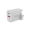 Xcell 30W Dual Port Fast Charger | USB-C PD + USB-A Output | Universal Compatibility | Over-Charge & Heat Protection | Compact Charger for iPhone, Samsung, iPad, Laptops | High-Speed Charging – White