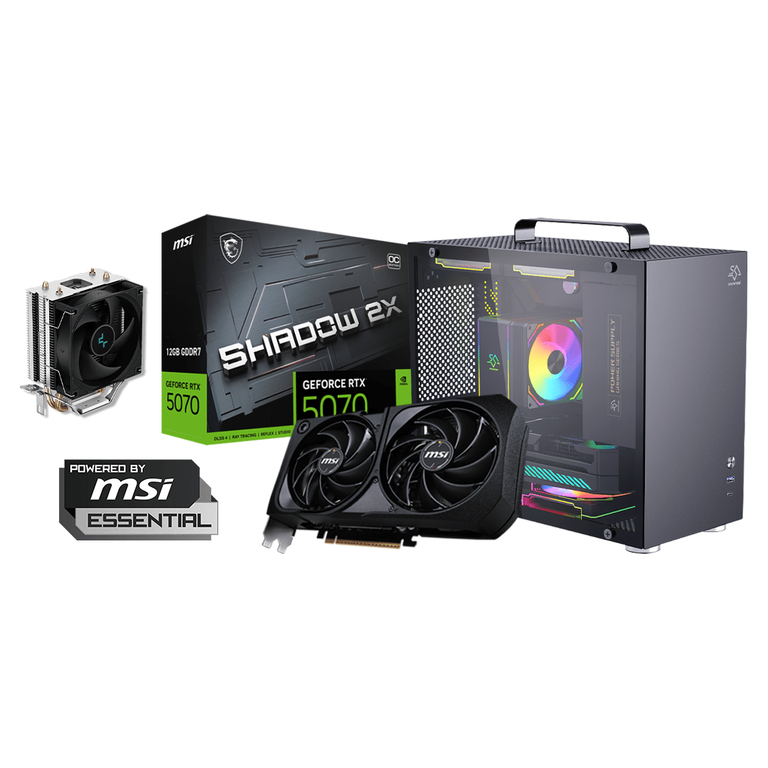 RTX 5070 12GB + i5-14400F Gaming Build – MSI Essential Edition