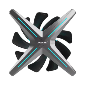 ALSEYE X12 120mm 3 Fans 4-Pin Cooling Fan 12V with 26 Adjustable LEDs & 5V 3-Pin RGB Control