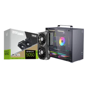Gaming PC – ZOTAC RTX 5050 | Intel i3-12100F | 16GB DDR4 3200MHz | 500GB SSD | 700W PSU | Snowman CS013 Case