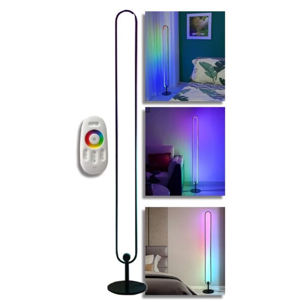 RGB Floor Lamp – 140CM | 18W | Remote Control | 1.8M Cable