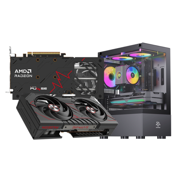 RX 9060 XT Power Build – i5 12400F | 16GB | 500GB SSD | 750W | Snowman CS054 (3 Fans)