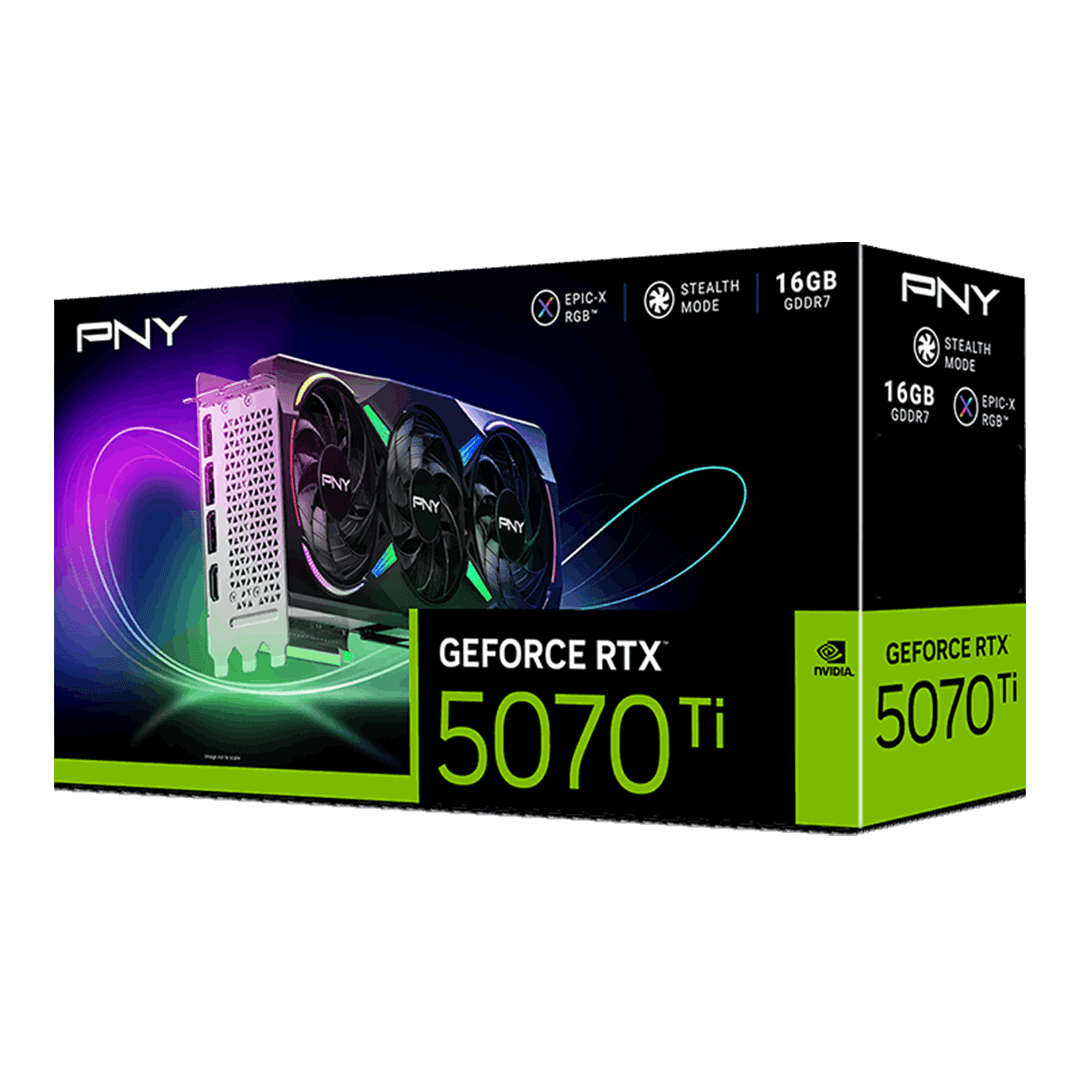 PNY GeForce RTX 5070 Ti ARGB EPIC-X RGB Triple Fan 16GB GDDR7 - Image 10