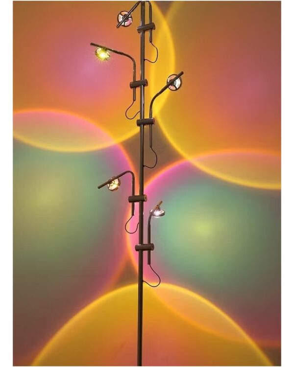 Gadgeton Modern RGB Sunset 5-Corner Light Floor Lamp - Image 3