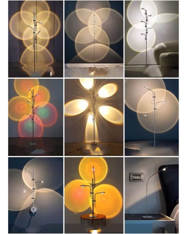 Gadgeton Modern RGB Sunset 5-Corner Light Floor Lamp - Image 8
