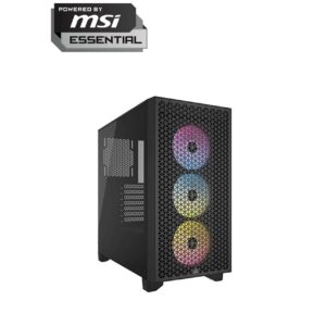 Powered by MSI ESSENTIAL-RYZEN 7-7800X-3D CPU,MSI X870 Gaming Plus WiFi AM5 DDR5 Motherboard. RTX 5070 ZOTAC 12GB ,MSI MAG A1000GL PCIE5 306-7ZP9B18-CE0 ,TEAMGROUP 512GB SSD,SNOWMAN KM360MM LIQUID COOLER,Corsair 3000D RGB Airflow Mid-Tower PC Case,XPG 16GB RAM DDR5
