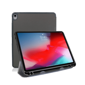 Odoyo Apple iPad PRO 11 inch 2018 Face ID AirCoat Smart Cover - Planet Silver with Apple Pencil Slot - Auto Sleep and Wake function