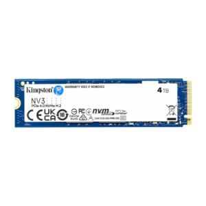 Kingston NV3 4TB M.2 2280 NVMe SSD | PCIe 4.0 Gen 4x4 | Up to 6000 MB/s | SNV3S/4000G