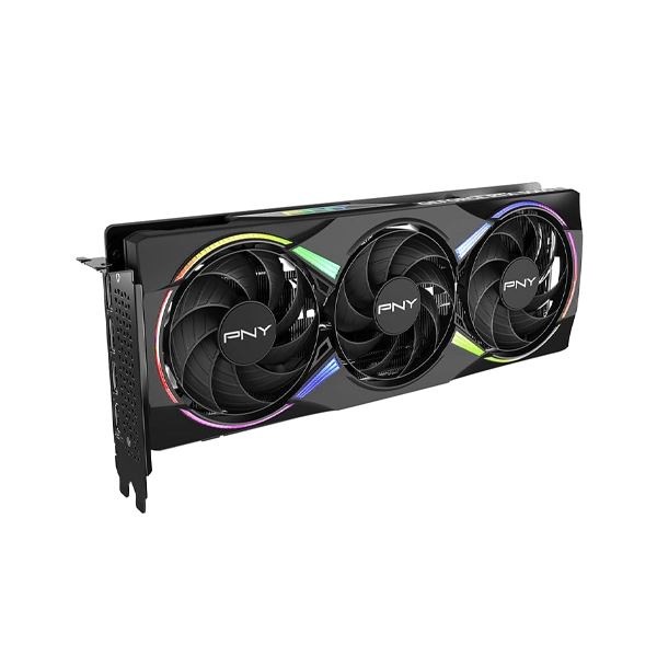 PNY NVIDIA GeForce RTX™ 5060 Ti Epic-X™ ARGB OC Triple Fan, Graphics Card (16GB GDDR7, 128-bit, Boost Speed 2692 MHz, SFF-Ready, PCIe® 5.0, HDMI®/DP 2.1, 2-Slot, NVIDIA Blackwell Architecture, DLSS 4) - Image 2