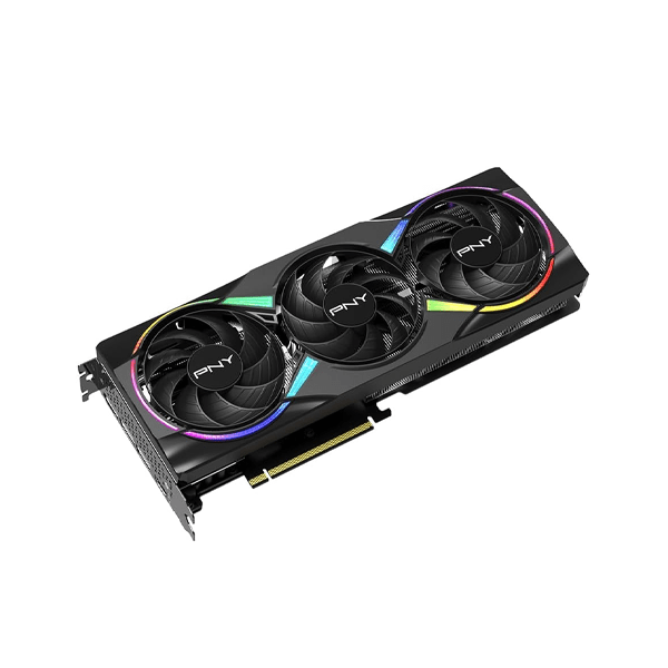 PNY NVIDIA GeForce RTX™ 5060 Ti Epic-X™ ARGB OC Triple Fan, Graphics Card (16GB GDDR7, 128-bit, Boost Speed 2692 MHz, SFF-Ready, PCIe® 5.0, HDMI®/DP 2.1, 2-Slot, NVIDIA Blackwell Architecture, DLSS 4) - Image 3
