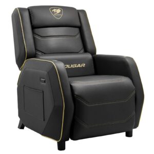 COUGAR RANGER PRO ROYAL Adjustable Gaming Sofa โ Black/Gold โ Premium Comfort & Functionality