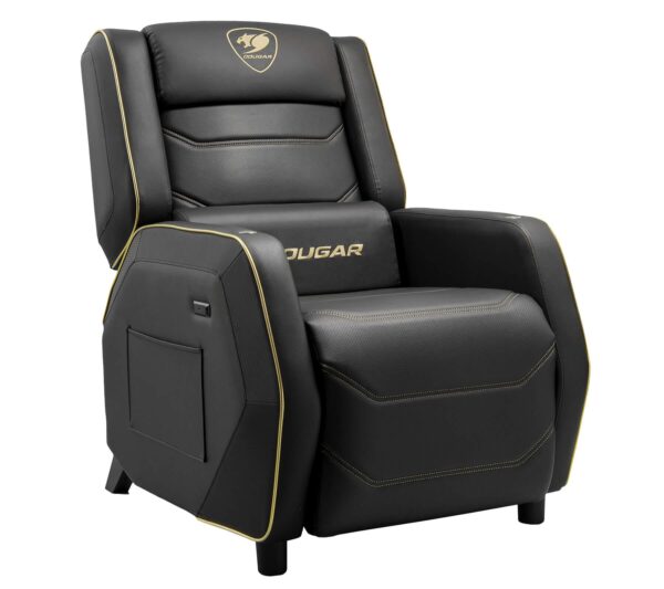 COUGAR RANGER PRO ROYAL Adjustable Gaming Sofa – Black/Gold – Premium Comfort & Functionality