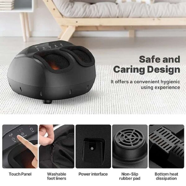 RENPHO Foot Massager Shiatsu Premium RF-FM059R with Remote – Heat, Deep Kneading & Adjustable Intensity - Image 3