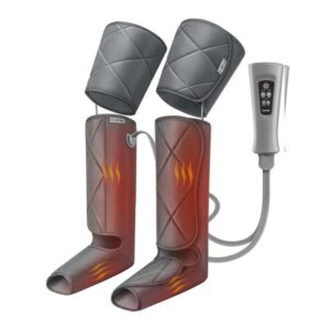 RENPHO Premium Leg Massager RP-ALM070H – Air Compression with Heat, 6 Modes, 3 Intensities & 2 Heat Levels, Fits up to Thigh-Calf-Foot