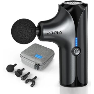 RENPHO Mini Massage Gun RP-GM173 – Portable Deep Tissue Percussion Massager with 5 Speeds & Quiet Motor