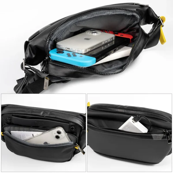 Divoom Sling Bag-V with App Control, LED Sling Bag for Men, DIY Pixel Art Fashion Waterproof Shoulder Bag for Gift, Party, Festival - Image 4