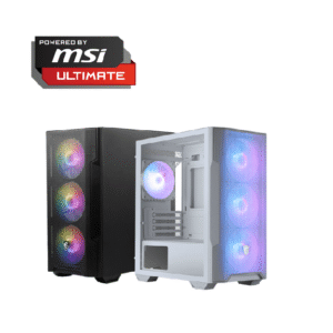 Powered by MSI Ultimate-RYZEN 5 9600X,MSI PRO B650-P WIFI AM5 MOTHERBOARD,MSI RTX 5060 TI 8G SHADOW 2X OC PLUS,MSI MAG A850GL POWER SUPPLY,MSI SPATIUM M56. PCIE5.0 NVME M.2 2TB,MSI MAG CORELIQUID A13 360MM COOLER,G.SKILL 16X2=32GB RAM DDR5 6000MHZ,MSI MAG FORGE M100R WHITE CASE 4 FANS RGB