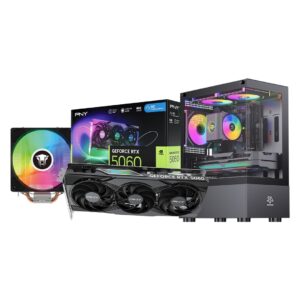 PNY RTX 5060 8GB OC ARGB | Intel i5 12400F \16GB DDR4 3200MHz \ SSD: 500GB