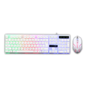 GAMEON DOMINION Series GO21KM-W RGB Wired Keyboard & Mouse 2 in 1 Combo - English/Arabic