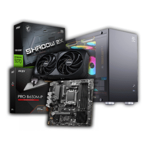 MSI RTX 5070 12GB • RYZEN 5 7400F • 16GB 6000MHz • 1TB M.2 • B650M-P