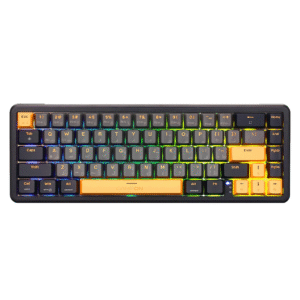 GAMEON MAGPRO Series GOMG1K8-RS 60% RGB Magnetic Wired Gaming Keyboard with Customization Software & Wrist Band, Pink Switch - English/Arabic