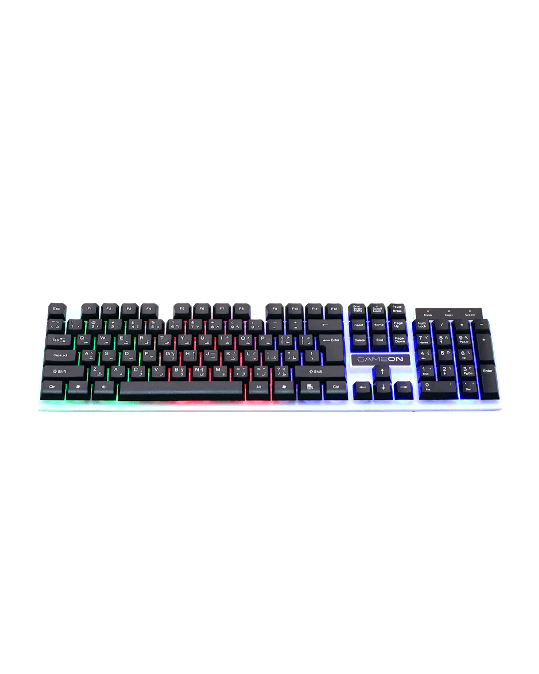 GAMEON DOMINION Series GO21KM-B RGB Wired Keyboard & Mouse Combo – English/Arabic Layout - Image 4