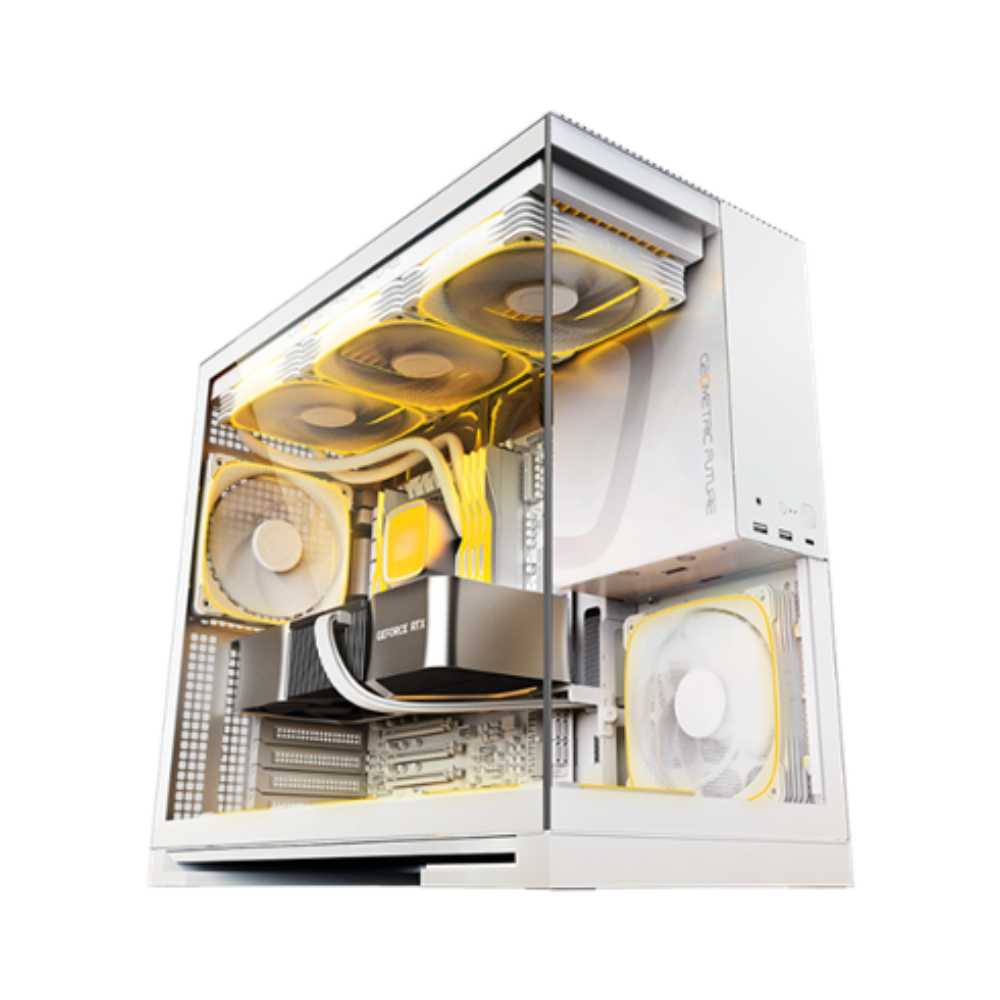 GEOMETRIC FUTURE M5 Mid Tower Case – Premium Gaming & High-Performance PC Chassis - Image 2