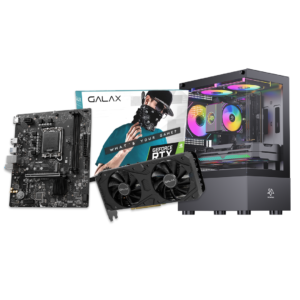 GALAX RTX 3060 12GB OC Gaming PC | Intel Core i5-12400F • 16GB DDR4 • 512GB M.2 SSD • 750W PSU • ARGB Case