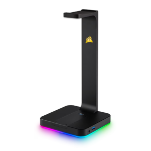 Corsair ST100 RGB Premium Headset Stand with 7.1 Surround Sound, USB DAC, iCUE RGB Lighting