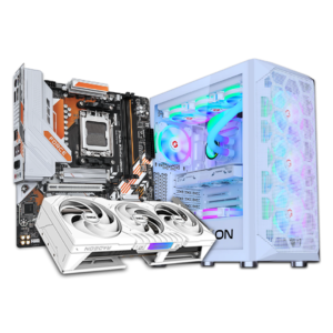 Gaming PC – RX 9070 XT | Ryzen 5 7500F | 16GB DDR5 | 1TB NVMe | WiFi 6E | 850W Gold | 7 ARGB Fans