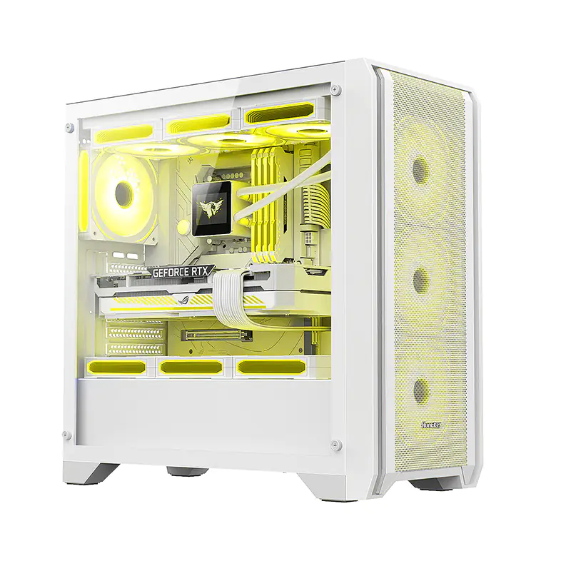HuntKey GX750A Predator White (4 Fans) - Image 4