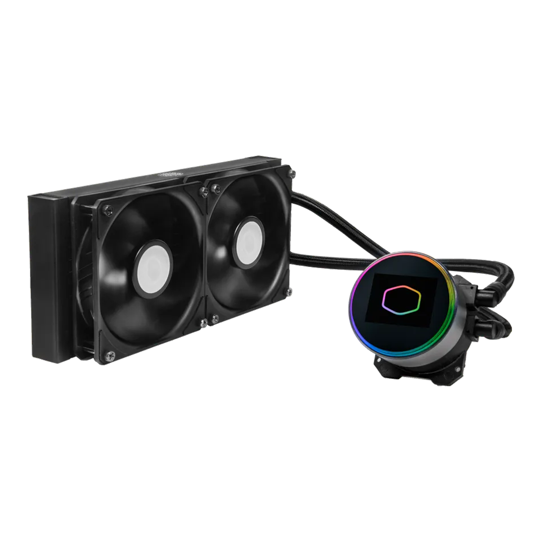 MasterLiquid ML240 Vivid CPU Liquid Cooler | 240mm AIO | ARGB Display | Dual SickleFlow Fans - Image 2