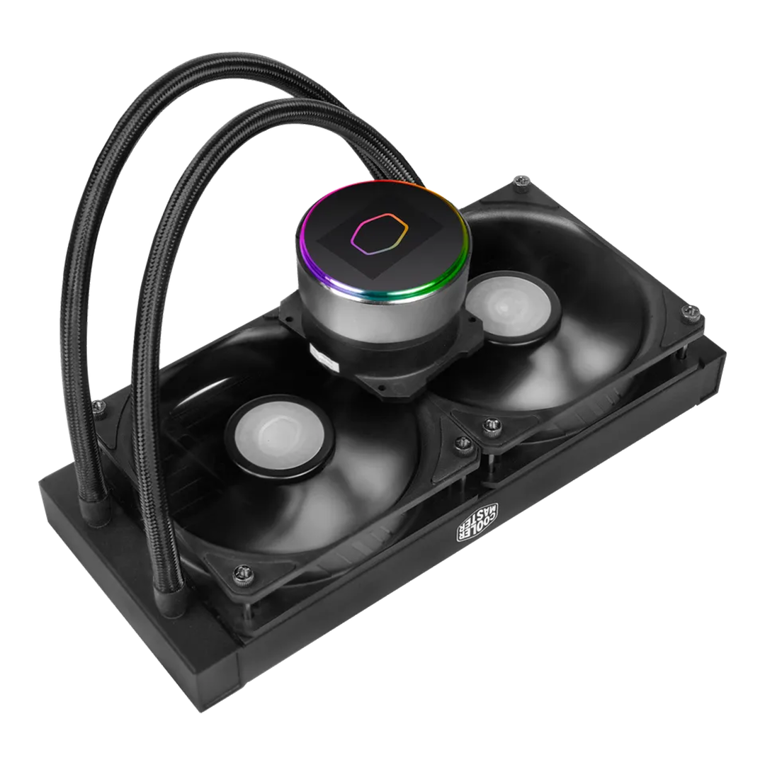 MasterLiquid ML240 Vivid CPU Liquid Cooler | 240mm AIO | ARGB Display | Dual SickleFlow Fans - Image 4
