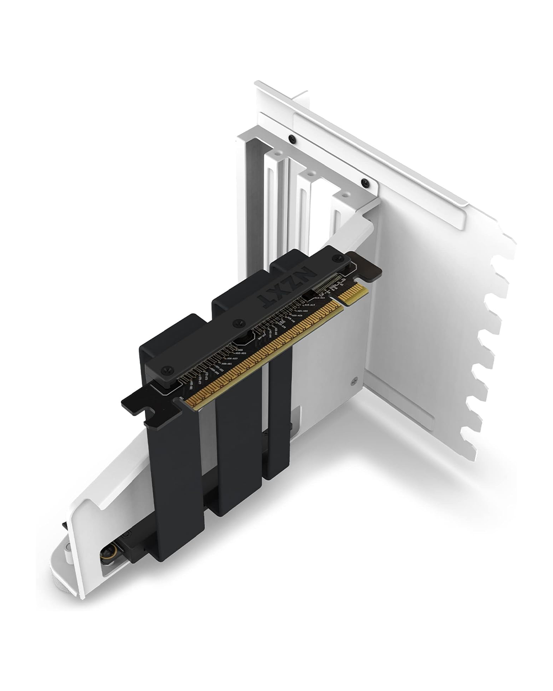 NZXT Vertical GPU Mounting Kit — AB-RH175-W1 | 175mm PCIe 4.0 x16 Riser Cable | Steel GPU Holder | White - Image 3