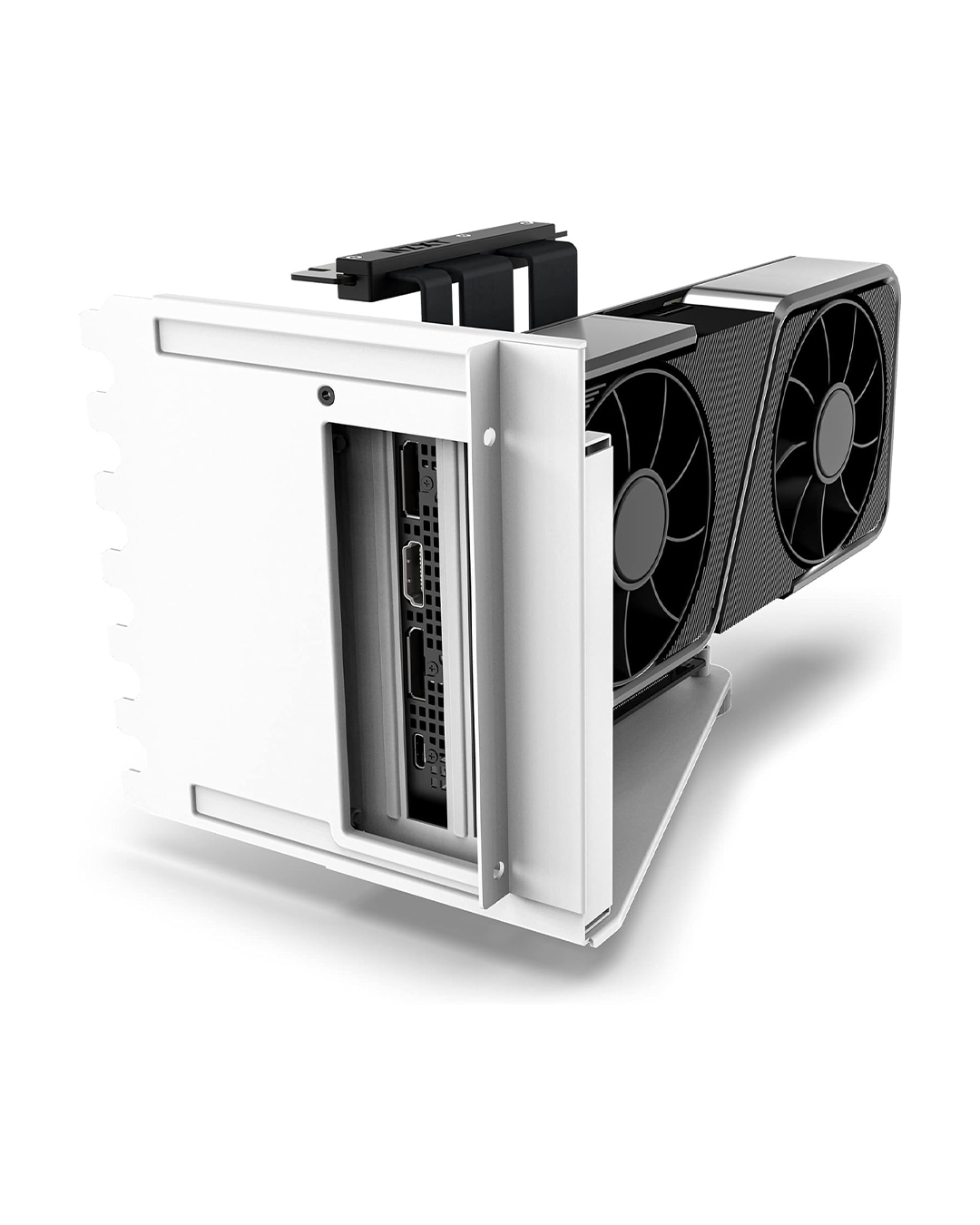 NZXT Vertical GPU Mounting Kit — AB-RH175-W1 | 175mm PCIe 4.0 x16 Riser Cable | Steel GPU Holder | White - Image 7