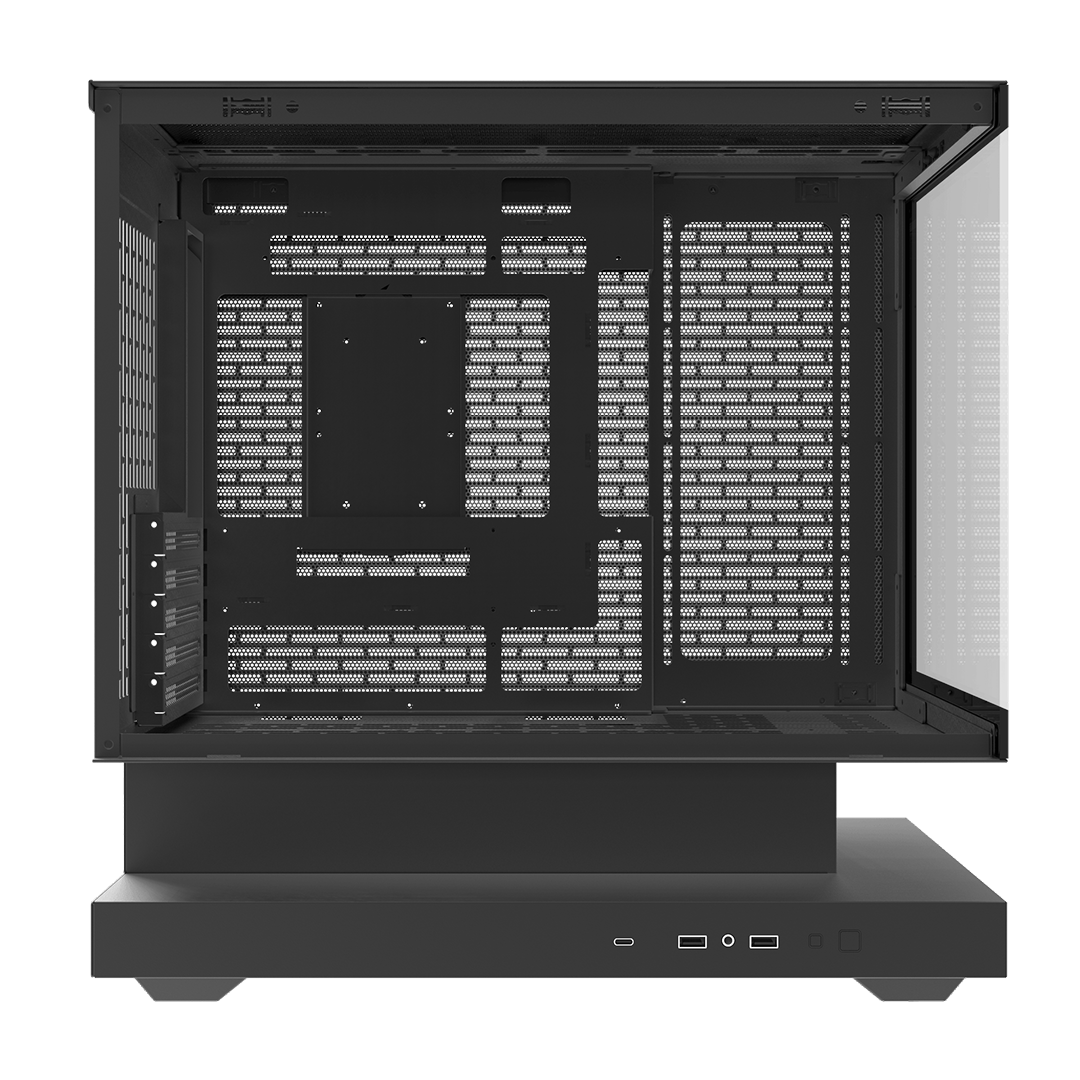 darkFlash Loatron F1 (2025) Micro-ATX Case | 6 ARGB Fans | High Airflow | Type-C | 360mm AIO Support - Image 9