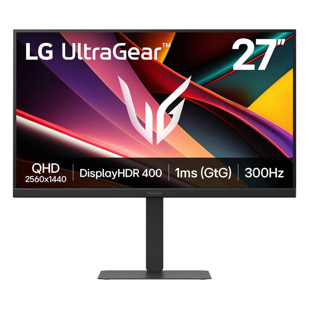 LG UltraGear G6 – 27" IPS | QHD (2560×1440) | 300Hz | 1ms | FreeSync Premium Pro | G-SYNC | HDR400
