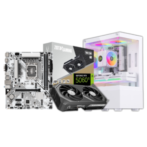 ZOTAC RTX 5060 Ti 16GB | Intel i5-14400F | 16GB DDR4 RGB | B760M DDR4 | 512GB M.2 | 750W Bronze | Snowman CS054