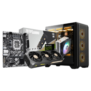 ZOTAC RTX 5070 12GB + Intel Ultra 5 225F + 16GB DDR5 6000MHz + 512GB M.2 + Gigabyte H810M K DDR5 + Jungle Leopard S40 + 750W PSU