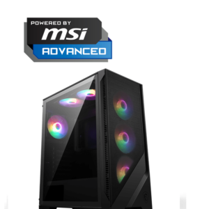 Powered By MSI Advanced-I5-13400F CPU,MSI B760M BOMBER WIFI,MSI RTX 5070 Ti 16G GAMING TRIO OC,MSI MAG A750BN PCIE5 PSU,MSI MAG FORGE 120A AIRFLOW,16GB RAM DDR5,1 TB SSD,AG200 COOLER