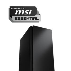 Powered by MSI ESSENTIAL-I5-13400F CPU, AG200 COOLER,16GB RAM DDR5 6000MHZ,512GB SSD,MSI M/B PRO B760M-E MOTHERBOARD,MSI MAG A750BN PCIES,PNY RTX 3060 12 GRAPHIC CARD,COUAGAR PURITY CASE 1 FAN
