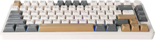 Twisted Minds TM-MK75-WPRO 75% Imperium Pro Series Wired Membrane Keyboard, 80 Keys, English/Arabic Layout, 19 Anti-Ghosting Keys, Multimedia Keys, 4000mAh Battery, White | TM-MK75-WPRO - Image 3