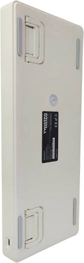 Twisted Minds TM-MK75-WPRO 75% Imperium Pro Series Wired Membrane Keyboard, 80 Keys, English/Arabic Layout, 19 Anti-Ghosting Keys, Multimedia Keys, 4000mAh Battery, White | TM-MK75-WPRO - Image 4